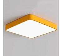 Ultra-Thin LED Chandelier Super Bright Square Ceiling Flush Pendant Light for Bedroom Living Room Kitchen Hallway Balcony Stairwell (Color Black, Size : 60cm)