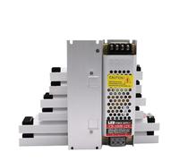 Ultra Thin LED Power Supply DC 12V 24V Lighting Transformers 60W 100W 150W 200W 300W 400W AC185-240V Driver for LED Strip Lights(12V,400W)