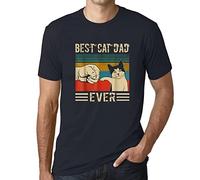 Ultrabasic Uomo Maglietta Best Cat Dad Ever Fist Bump Idea Regalo