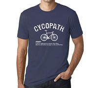 Ultrabasic - Uomo Maglietta Tee Shirt Cycopath Tema Ciclistico Idee Regalo