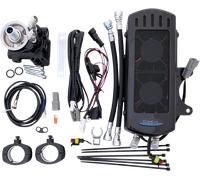 ULTRACOOL Radiatore Dell'Olio Montato Di Lato Nero Lucido #IN-1G