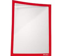 Ultradex 889005 - Espositore trasparente magnetico, formato DIN A4, 5 pz, 312 x 225 mm, rosso