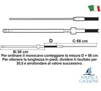 ULTRAFLEX MONOCAVO M66 PER TIMONERIA MECCANICA T85-T71FC-T72FC-T73NRFC