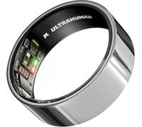 ULTRAHUMAN Ring AIR - Space Silver - Misura 6 - Smart Ring senza ABO | Size First con Kit di Sizing | Monitoraggio Sonno, Attività e Frequenza Cardiaca | Fitness Tracker per Uomo e Donna