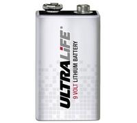 Ultralife 9VLJP U9VL-J-P 6LR61 Batteria da 9 V Litio 1200 mAh 9 V 1 pz.