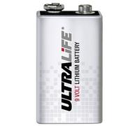 Ultralife - U9VL-BP, Litio, 9V, Nero, Rosso - SPEDIZIONE GRATUITA