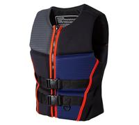 UltraLight Adjustable Surfing Vest for Adults, Neoprene Buoyancy Surfing Vest for Kayaking Water Sports Swimming Boating Fishing Canoeing Rafting Outdoor Adventure(Blue,XL)