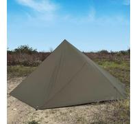 Ultralight Tarp Campeggio Impermeabile 3X3 3X4 3X5M Tendalino Spiaggia Parasole Multifunzionale Telo Frontale Tendalino Camper Telone con Occhielli (verde oliva, 3x3m)
