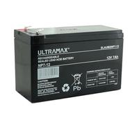 Ultramax - Batteria al piombo acido, ricaricabile, NP7-12 da 12 V e 7 Ah, NP9-12, NP6-12
