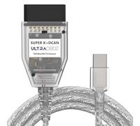 ULTRAOBD DCAN Cavo con chip FTDI FT232RQ, PCB nero, con interruttore per auto serie E90, E60, E46, E36 - Alta velocità, sicuro e affidabile con compatibilità EDIABAS (nessun software o collegamento