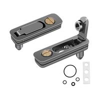 Ultraray Accessori per Zippo Accendini, Guarnizione per Inserto, Pezzi di Ricambio Kit con Feltro di Cotone, Set Accessori in Metallo Contro Evaporazione (Nero)