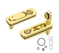 Ultraray Accessori per Zippo Accendini, Guarnizione per Inserto, Pezzi di Ricambio Kit con Feltro di Cotone, Set Accessori in Metallo Contro Evaporazione (D'oro)