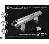 UltraRays Sistema UV Completo 110w - 1" m con Piedistallo