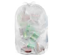 Ultrasac UL-39586CL - Sacchetti per la spazzatura resistenti, 150-60 litri, 6 ml, 99 x 147,3 cm, confezione da 15, per imprenditori, edilizia e industria, colore: trasparente