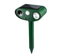 Ultrasonic Animal Repeller Solar Motion Detection Waterproof Flashing Light Animal Device Solar Powered Repeller Ultrasonic For Birds Cats Dogs
