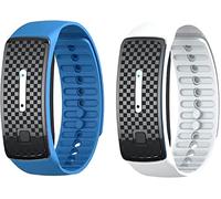 Ultrasonic Body Shape Wristband,Lymph Drainage Magnetic Bracelet, Magnetic Lymph Detox Drainage Bracelet for All Men and Women (White+blue)