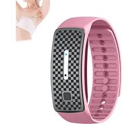 Ultrasonic Body Shape Wristband,Lymph Drainage Magnetic Bracelet, Magnetic Lymph Detox Drainage Bracelet for All Men and Women (pink)