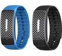 Ultrasonic Body Shape Wristband,Lymph Drainage Magnetic Bracelet, Magnetic Lymph Detox Drainage Bracelet for All Men and Women (Black+blue)