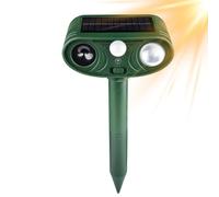 Ultrasonic Deer Repeller - ABS, Solar Motion Detection Humane Animal | Waterproof Flashing Light Ultrasonic Cat Repeller, Outdoor Animal For Snakes, Bunnies, Garden, Yard