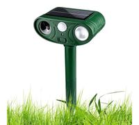 Ultrasonic Deer Repeller - Motion Detection with Flashing Lights Solar - Outdoor Ultrasonic Animal Repeller - for Snake Bird Dog Deer Squirrel Raccoon Bunny