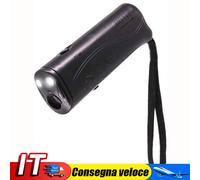 Ultrasonic Dog Repeller Plastic with LED Flashlight for Pet Training Accessories