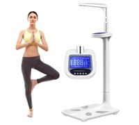 Ultrasonic Height Body Fat Scale 440Lbs Digital Medical Weighing Machine LCD Display BMI Analyzer per l'uso della palestra domestica con la misurazione automatica