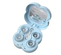Ultrasonic Lens Cleaner - Automatic Soft Lenses Cleaning Machine, Intelligent Daily Care Cleaner with Waterproof Soak Case, Portable Travel Lens Care Kit, Hygiene Solution for Men Women Business Trips