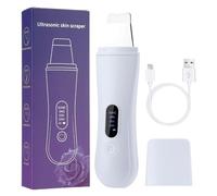 Ultrasonic Skin Scrubber, 4 Modes Waterproof Rechargeable Facial Device, Portable Face & Cleansing Tool for Home, Salon, Travel, Spa