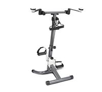Ultrasport 3 in 1 Trainer per Braccia, Cyclette reclinabile per Anziani Unisex-Adult, Nero e Grigio, 53 x 43,5 x 102 cm