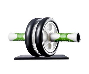 Ultrasport Addominale Allenatore AB roller, incl. tappetino ginocchia, allenamento per uomini e donne Rullo per muscoli addominale con multifunzione, anche per anziani, trainer pieghevole salvaspazio
