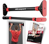 Ultrasport Barra per trazioni, telaio della porta da appendere senza forare fino a 200 kg - Pull-Up Bar, barra per trazioni, barra per trazioni e trazioni