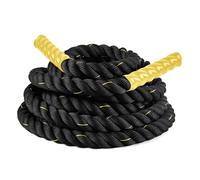 Ultrasport Battle Rope, lunghezza corda 9 metri, diametro 3,8 cm, fune da allenamento di alta qualità per resistenza alla forza e sviluppo muscolare, corda da allenamento per un efficace allenamento