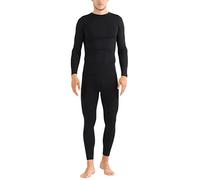 Ultrasport Comfy Set Biancheria Funzionale, Nero, 2XL