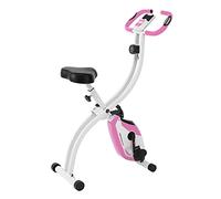 Ultrasport F-Bike 150B, bici da allenamento, training computer LCD, cyclette pieghevole, peso massimo utente 110 kg, misurazione della frequenza cardiaca, 8 livelli di resistenza, porta asciugamani