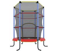 Ultrasport Jumper 140cm, Trampolino per Interni Unisex-Adult, Rosso/Blu, 140 cm