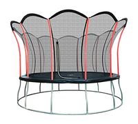 Ultrasport Lotus Trampolino da Giardino, 4 Diametri, Telaio Zincato, Sicurezza per Bambini, Ø 420 cm