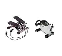 Ultrasport Swing Stepper con fasce di allenamento, Stepper per allenament casa c