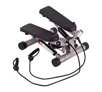 Ultrasport Swing Stepper, inklusive Trainingsbändern, Heimtrainer Stepper mit verstellbarem Widerstand und kabellosem Trainingscomputer, Up-Down-Stepper für Einsteiger und Trainierte, klein & kompakt