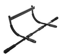 Ultrasport Unisex 4-1 Barra per trazioni, Allenatore per la parte superiore del corpo, Allenatore multifunzionale, Attrezzatura per esercizi a casa e ufficio, Larghezza telaio ca. 61 a max. 81, Nero