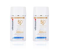 Ultrasun Face Fluid Tinted Protezione solare viso SPF50+ (2x40ml)