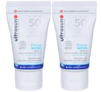 Ultrasun Mineral Face Protezione Solare Minerale per il Viso SPF 50 2x