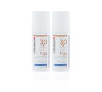 Ultrasun Tinted Protezione solare viso colorata SPF30 (2x50ml)