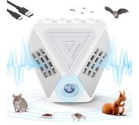Ultrasuoni per Topi, repellente zanzare ad ultrasuoni, Dispositivo Antiabbaio per Cani, Ultrasuoni Mouse e Ratti Repellente Dissuasori per Topi Roditori Interni Plug-in Anti Scarafaggi