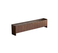 ULTRAWAVE Gabinetto del Centro di Intrattenimento 200cm Armadio Deposito Stile Cinese Antico in Legno Massello Intero, Mobile da Soggiorno Colore Noce Nero Supporto della Televisione