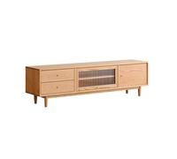ULTRAWAVE Gabinetto del Centro di Intrattenimento Mobiletto Porta TV da Parete in Rovere Semplice for Soggiorno, Camera da Letto, Pavimento Supporto della Televisione(B:210CM*40CM*50CM)