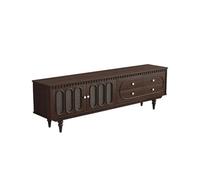 ULTRAWAVE Gabinetto del Centro di Intrattenimento Mobiletto Porta TV in Legno Massello Semplice for Il Soggiorno Supporto della Televisione(A:200CM*46CM*61CM)