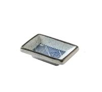 ULTRAWAVE Piatto snack piatto in ceramica per la casa, piatto cinese per antipasti, mini piatto per ristorante, adatto per feste, verdure e snack piatti antipasto(A)