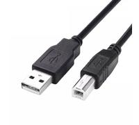 Ultrics® cavo per stampante USB 2.0 A a B, per trasferimento dati ad alta velocità, 480 Mbps, per Epson, HP, Canon, Brother, Lexmark e Oki