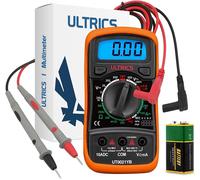 ULTRICS MULTIMETRO DIGITALE PROFESSIONALE AMPEROMETRO VOLTMETRO OHMMETRO CON CAV