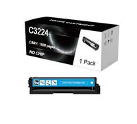 ULUCAN Cartuccia Toner C3224 Compatibile per Stampante per Lexmark C3224dw C3326dw C3426dw Cartuccia Toner A Colori Sostitutiva per C3210K0 C3210C0 C3210M0 C3210Y0,Cyan-1 Pack
